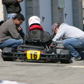 1ére séance de roulage Karting