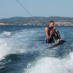 Session Wake-board sur l'étang de Thau avec team glissor, kezako etc...