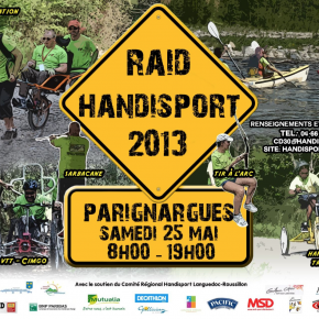 Raid pleine nature handisport - samedi 25 Mai 2013 - Parignargues / Aubais